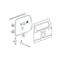 OEM 2008 GMC Canyon Jamb Switch Diagram - 15905665