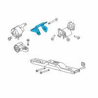 OEM Ford F-150 Mount Bracket Diagram - AL3Z-6038-D