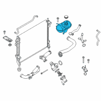 OEM 2022 Ford Mustang Reservoir Diagram - FR3Z-8A080-A