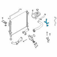 OEM Ford Outlet Tube Diagram - BR3Z-18663-A