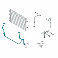 OEM 2020 Lincoln Nautilus Cooler Pipe Diagram - K2GZ-7R081-C