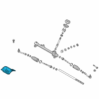 OEM 2018 Kia Sportage Heat Protector Assembly Diagram - 57280D9100