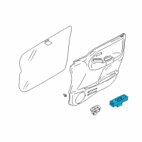 OEM 2000 Chevrolet Tracker Switch, Side Window(Master) Diagram - 30020880