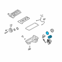 OEM BMW 330i Oil Filter Diagram - 11-42-7-953-129