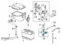 OEM Acura SENSOR, BATTERY Diagram - 38920-TYA-A02