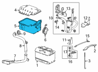 OEM Acura Box Assembly Diagram - 31523-TYA-A01