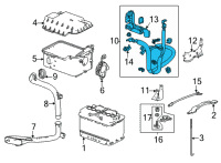 OEM Acura MDX CABLE (NP0) Diagram - 32410-TYA-A00