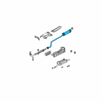 OEM Honda Civic Pipe B, Exhuast Diagram - 18220-S5D-A03