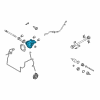 OEM Ford Axle Housing Diagram - CL3Z-3010-B