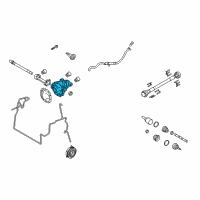 OEM Lincoln Navigator Axle Housing Diagram - CL3Z-3010-B