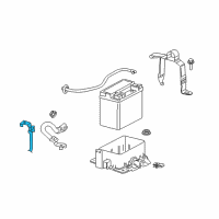 OEM 2014 Chevrolet Malibu Positive Cable Diagram - 23183687