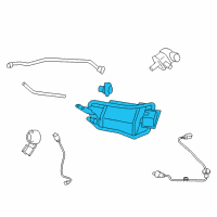 OEM Toyota Vapor Canister Diagram - 77740-02220