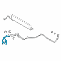 OEM 2018 Ford Mustang Cooler Line Diagram - FR3Z-7R081-D