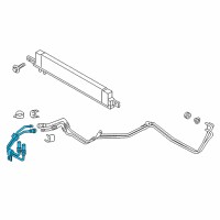 OEM 2017 Ford Mustang Cooler Line Diagram - FR3Z-7R081-D