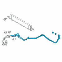 OEM 2016 Ford Mustang Cooler Pipe Diagram - FR3Z-7R081-K