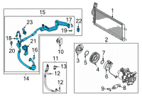 OEM Kia Seltos Suction Tube Assembly Diagram - 97775Q5020