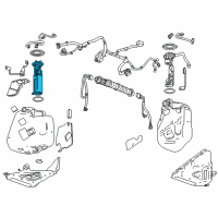 OEM Chevrolet Corvette Fuel Pump Diagram - 84240348