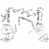 OEM 2017 Chevrolet Corvette Fuel Gauge Sending Unit Diagram - 13510983