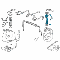 OEM 2016 Chevrolet Corvette Fuel Pump Diagram - 23336549