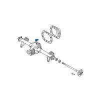 OEM 1998 Chevrolet Camaro Sensor Asm, Rear Wheel Speed Diagram - 10456535