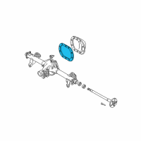 OEM Chevrolet Rear Cover Gasket Diagram - 26016661