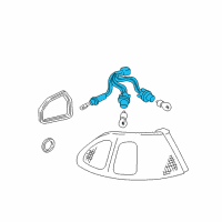 OEM 2001 Toyota Corolla Socket Diagram - 81555-02070