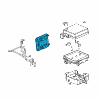 OEM Saturn Control Module Diagram - 24222127