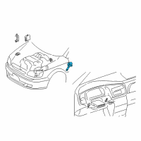 OEM 1999 Toyota Avalon Coil Assembly Diagram - 90080-19012