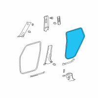 OEM 2014 Scion xB Surround Weatherstrip Diagram - 62331-12260-B0