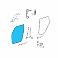 OEM 2014 Scion xB Surround Weatherstrip Diagram - 62311-12240-B0