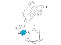 OEM 2022 Toyota GR86 Park Sensor Diagram - SU003-08522