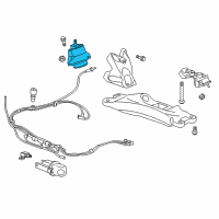 OEM 2018 Chevrolet Camaro Mount Diagram - 23340392