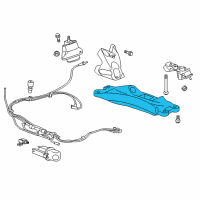 OEM 2019 Chevrolet Camaro Transmission Mount Bracket Diagram - 84119727