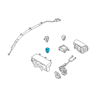 OEM 2016 Hyundai Genesis Coupe Sensor Assembly-Front Impact Diagram - 95920-4H000