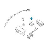 OEM 2013 Hyundai Genesis Sensor Assembly-Side Impact Diagram - 95920-2B000