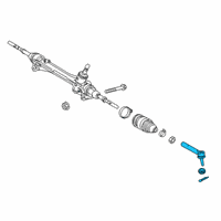 OEM Lexus RX350 Rod Assy, Tie Diagram - 45460-49085