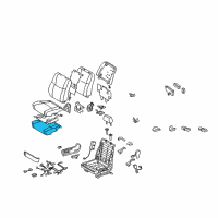 OEM 2009 Toyota Avalon Seat Cushion Pad Diagram - 71511-AC100