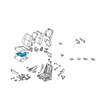 OEM 2011 Toyota Avalon Seat Cushion Heater Diagram - 87510-AC020