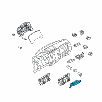 OEM 2011 Ford F-150 Dash Control Unit Diagram - BL3Z-19980-Z