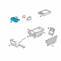 OEM Honda Odyssey Holder, Cup (Graphite Black) Diagram - 83406-SHJ-A01ZB