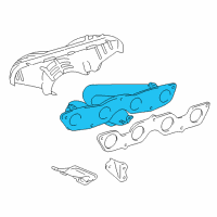 OEM 2002 Toyota Prius Manifold Diagram - 17141-21080