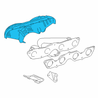 OEM 2003 Toyota Prius Heat Shield Diagram - 17167-21050