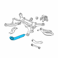 OEM 2007 Chevrolet Equinox Rear Suspension Trailing Arm Assembly Diagram - 20792698