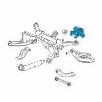 OEM 2005 Saturn Vue Rear Steering Knuckle Assembly Diagram - 10374327