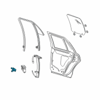 OEM 2011 Mercury Grand Marquis Window Motor Bracket Diagram - F2AZ-54233B94-B