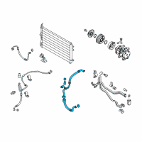 OEM Kia Sedona Suction Hose Diagram - 977634D910