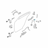 OEM 2012 Lincoln MKS Lock Rod Diagram - 8A5Z-5426460-C