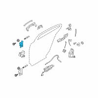 OEM Lincoln MKS Upper Hinge Diagram - 8A5Z-5426800-A