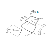 OEM 2007 Lexus RX400h Sensor, Rain Diagram - 89941-48033