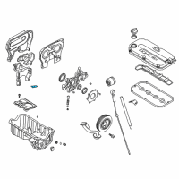 OEM Kia Sportage Gasket-Liquid Engine Diagram - 2145133A02